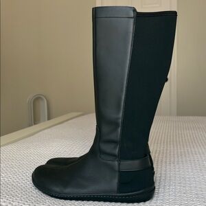 Vivo Barefoot Black Over the Knee Boots